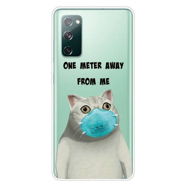 

Силиконовый (TPU) чехол Deexe Pretty Glossy для Samsung Galaxy S20 FE (G780) - Cat with Mask