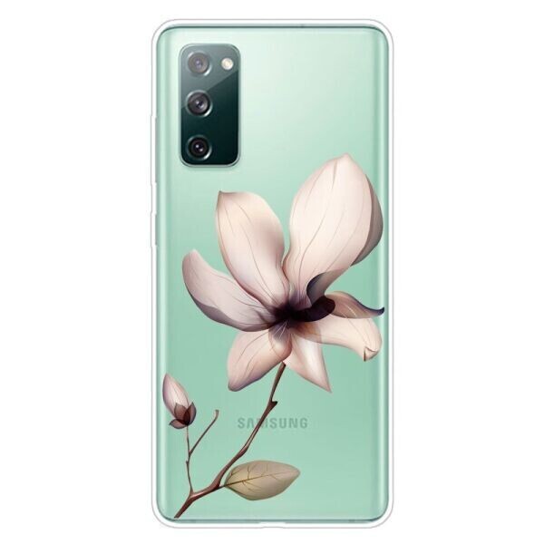 

Силиконовый (TPU) чехол Deexe Pretty Glossy для Samsung Galaxy S20 FE (G780) - Beautiful Flower