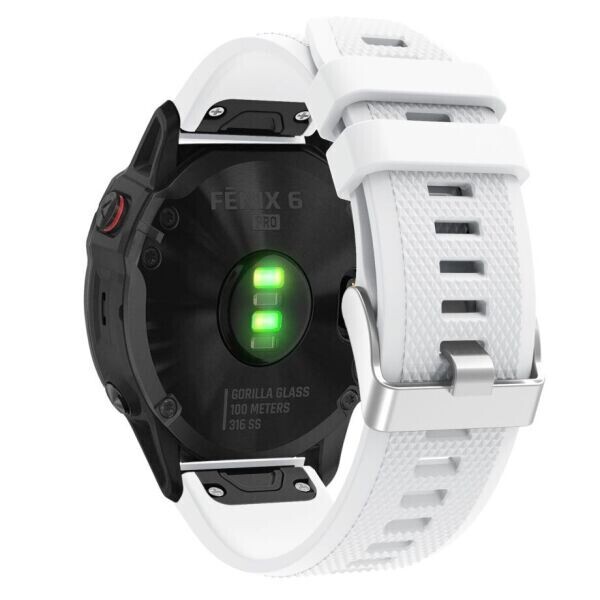 

Ремешок Deexe Rhombus Strap для часов Garmin Fenix 5 / 6, Forerunner 935 / 945 c креплением QuickFit 22mm - White