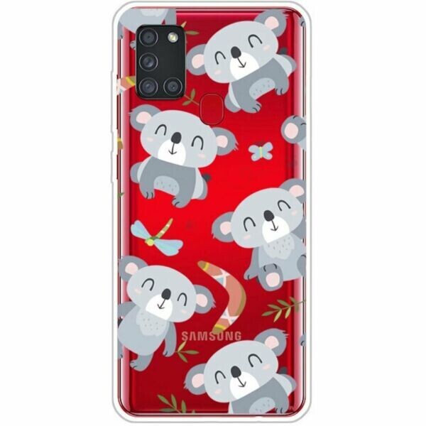 

Силиконовый (TPU) чехол Deexe Pretty Glossy для Samsung Galaxy A21s (A217) - Koala