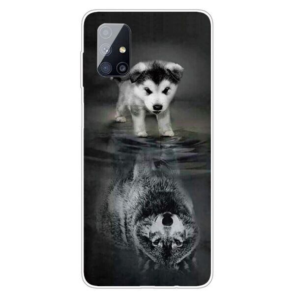 

Силиконовый (TPU) чехол Deexe Pretty Glossy для Samsung Galaxy M51 (M515) - Puppy