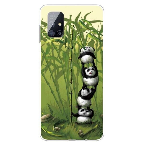 

Силиконовый (TPU) чехол Deexe Pretty Glossy для Samsung Galaxy M51 (M515) - igh Panda