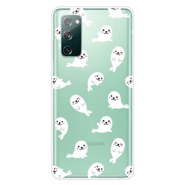 

Силиконовый (TPU) чехол Deexe Pretty Glossy для Samsung Galaxy S20 FE (G780) - Sea Lion