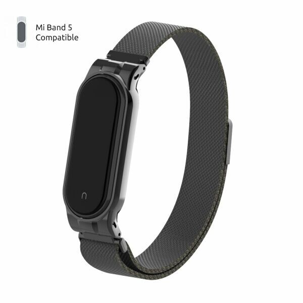 

Ремешок ArmorStandart Milanese Magnetic для Xiaomi Mi Band 5 - Black
