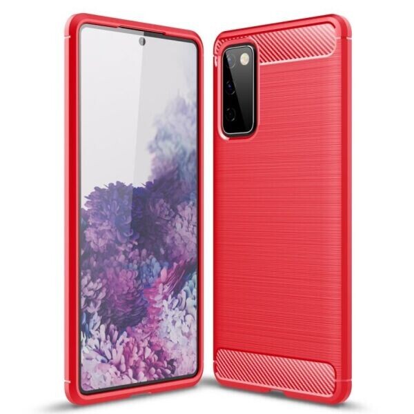 

Защитный чехол UniCase Carbon для Samsung Galaxy S20 FE (G780) - Red