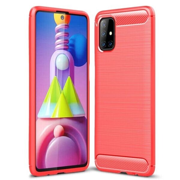 

Защитный чехол UniCase Carbon для Samsung Galaxy M51 (M515) - Red