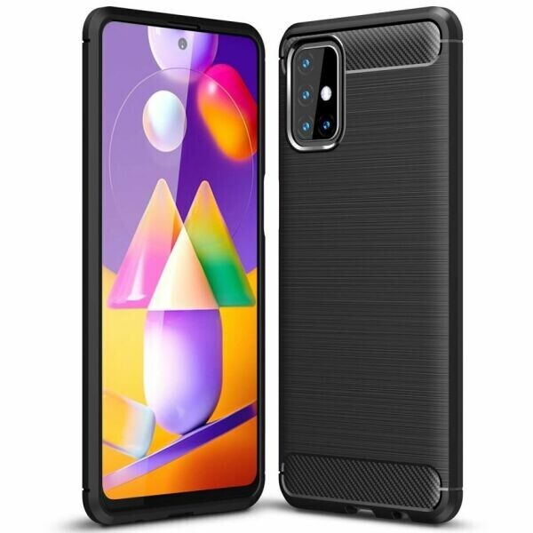 

Защитный чехол UniCase Carbon для Samsung Galaxy M31s (M317) - Black