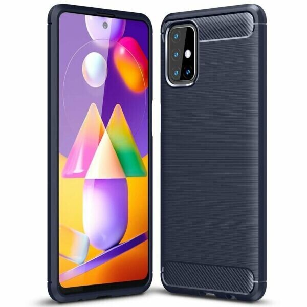 

Защитный чехол UniCase Carbon для Samsung Galaxy M31s (M317) - Blue