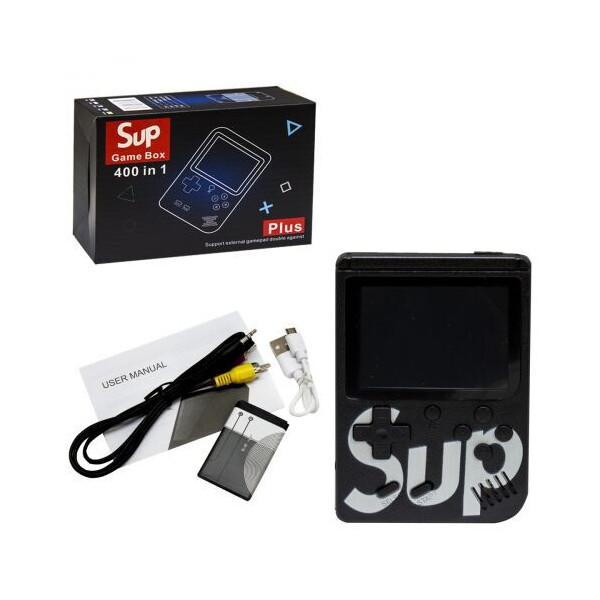 

Портативная консоль "Retro FC SUP Game Box" 400 в 1 (чёрная) (120076)