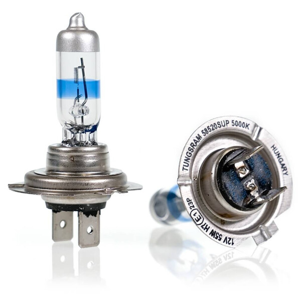 

Автолампа галоген Tungsram H7 55W 12V (2 шт./пластикбокс) Sportlight Extreme 5000K