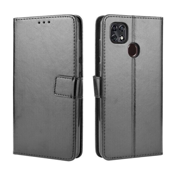 

Чехол-книжка Deexe Wallet Style для ZTE Blade 20 Smart - Black