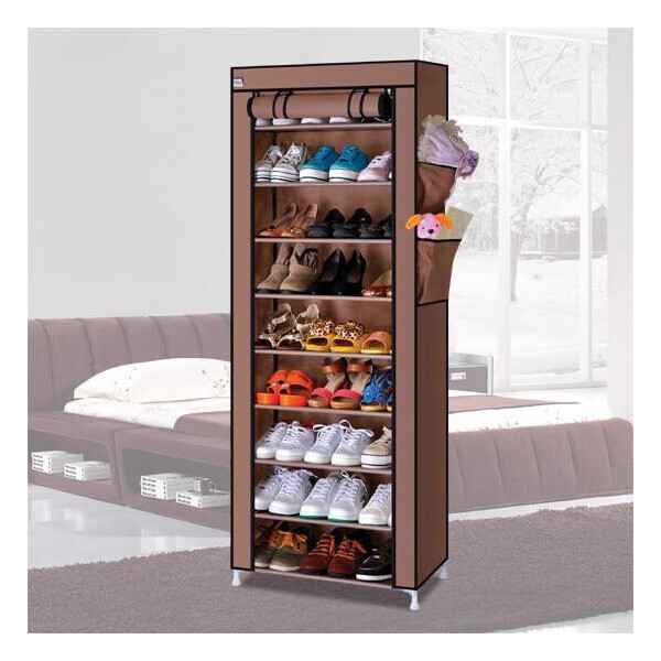 

Стеллаж для хранения обуви Combination Shoe Frame 60X30X160 на 9 полок