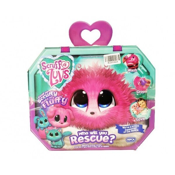 

Игрушка сюрприз Scruff A Luvs Няшка Потеряшка Розовая