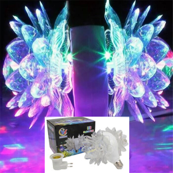 

Диско-лампа светодиодная в патрон E27 Два Лотоса DUAL LOTUS LW LH01 plug световые эффекты для вечеринок и праздников