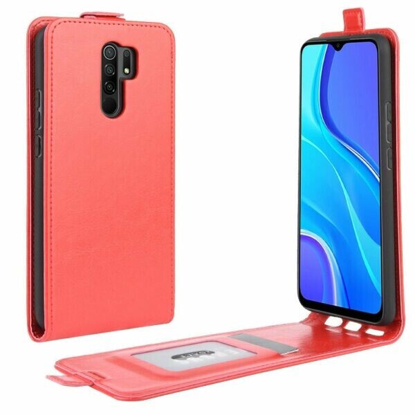 

Чехол Deexe Flip Case для Xiaomi Redmi 9 - Red