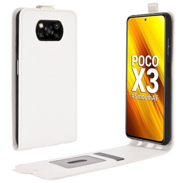 

Чехол Deexe Flip Case для Xiaomi Poco X3 - White