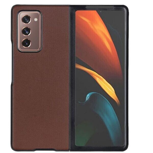 

Защитный чехол Deexe Leather Case для Samsung Galaxy Z Fold 2 - Brown