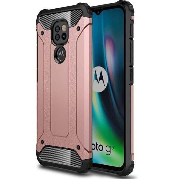 

Защитный чехол UniCase Rugged Guard для Motorola Moto G9 Play - Rose Gold