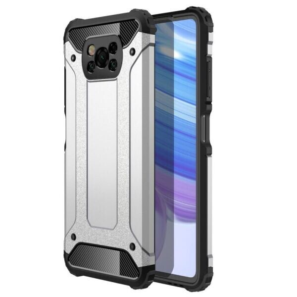 

Защитный чехол UniCase Rugged Guard для Xiaomi Poco X3 - Silver