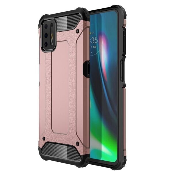 

Защитный чехол UniCase Rugged Guard для Motorola Moto G9 Plus - Rose Gold