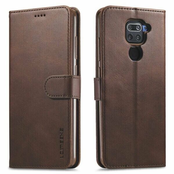 

Чехол LC.IMEEKE Wallet Case для Xiaomi Redmi Note 9 - Coffee