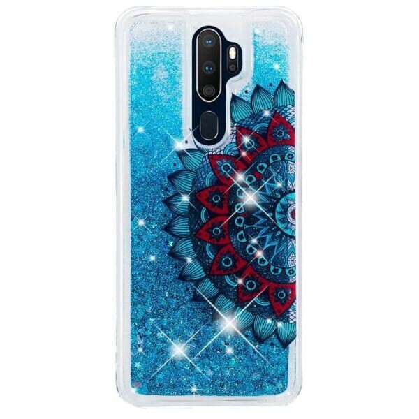 

Силиконовый (TPU) чехол Deexe Fashion Glitter для OPPO A9 2020 - Mandala Flower