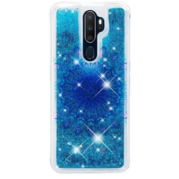 

Силиконовый (TPU) чехол Deexe Fashion Glitter для OPPO A9 2020 - Unique Flower