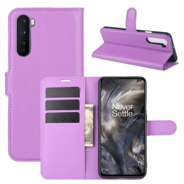 

Чехол-книжка Deexe Book Type для OnePlus Nord - Purple