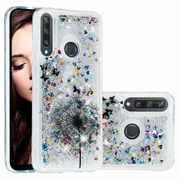 

Силиконовая (TPU) накладка Deexe Fashion Glitter для Huawei Y6p - Dandelion