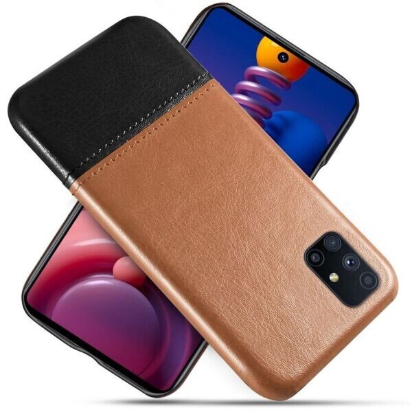 

Защитный чехол KSQ Dual Color для Samsung Galaxy M51 (M515) - Light Brown / Black