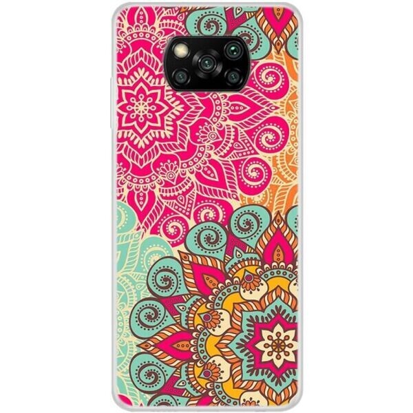 

Силиконовый (TPU) чехол Deexe Life Style для Xiaomi Poco X3 - Colorful Mandala