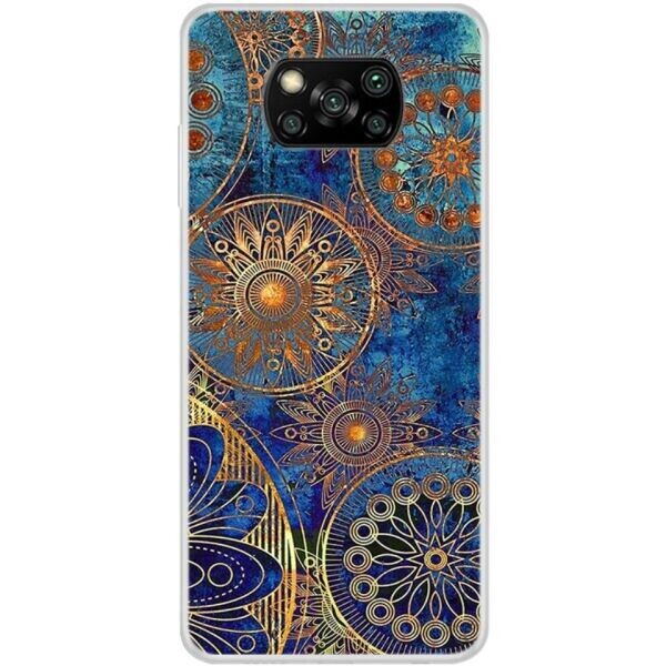 

Силиконовый (TPU) чехол Deexe Life Style для Xiaomi Poco X3 - Mandala Flower