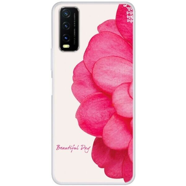 

Силиконовый (TPU) чехол Deexe Life Style для VIVO Y20 - Beautiful Flower