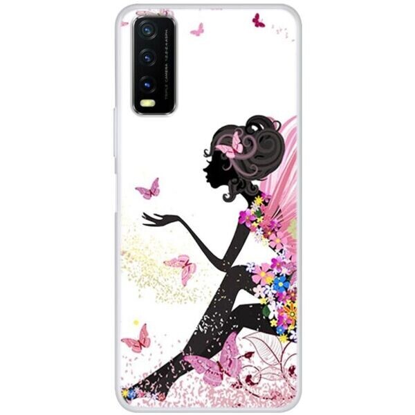

Силиконовый (TPU) чехол Deexe Life Style для VIVO Y20 - Beautiful Girl