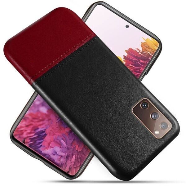

Защитный чехол KSQ Dual Color для Samsung Galaxy S20 FE (G780) - Wine Red / Black