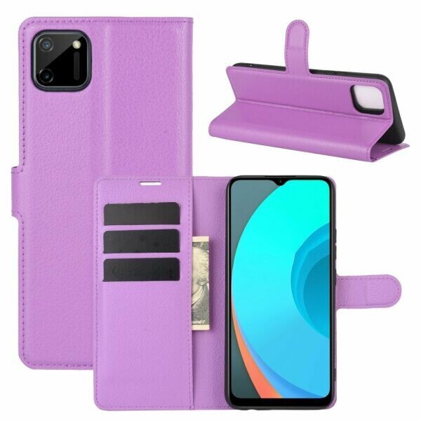 

Чехол-книжка Deexe Book Type для Realme C11 - Purple