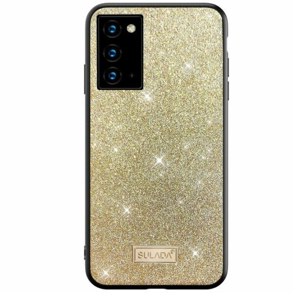 

Защитный чехол SULADA Glitter Leather для Samsung Galaxy Note 20 (N980) - Gold