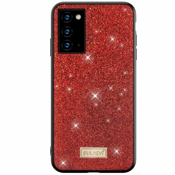 

Защитный чехол SULADA Glitter Leather для Samsung Galaxy Note 20 (N980) - Red