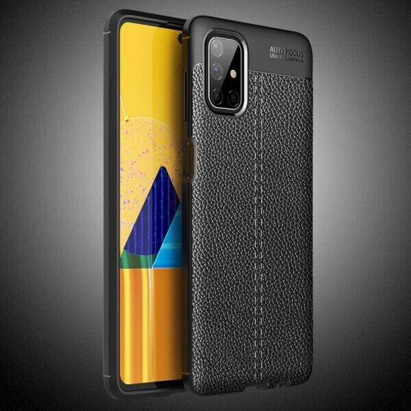 

Защитный чехол Deexe Leather Cover для Samsung Galaxy M51 (M515) - Black