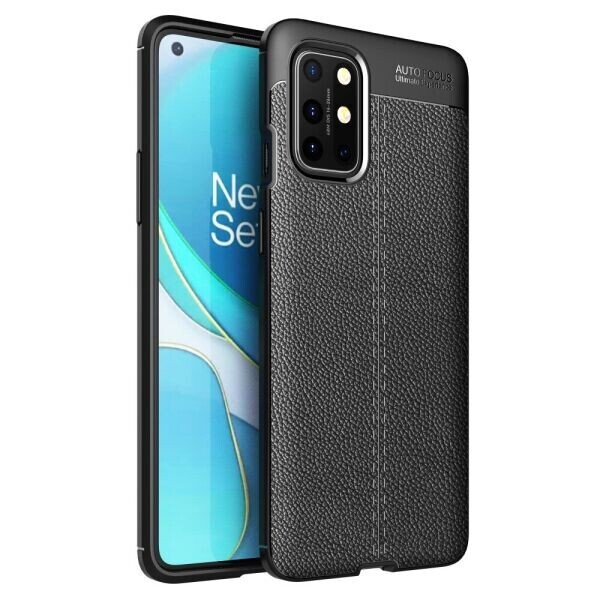 

Защитный чехол Deexe Leather Cover для OnePlus 8T - Black