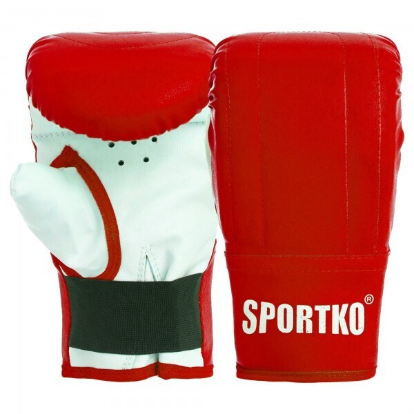 

Снарядные перчатки Кожвинил SPORTKO UR PD-3 р-р L,красный