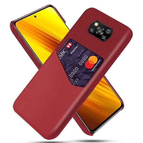

Защитный чехол KSQ Business Pocket для Xiaomi Poco X3 - Red