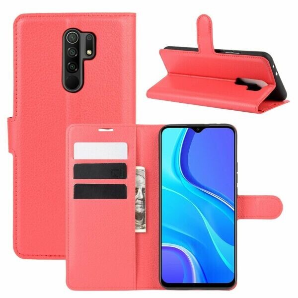 

Чехол-книжка Deexe Book Type для Xiaomi Redmi 9 - Red