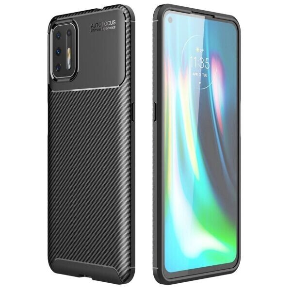 

Защитный чехол Deexe Fusion для Motorola Moto G9 Plus - Black
