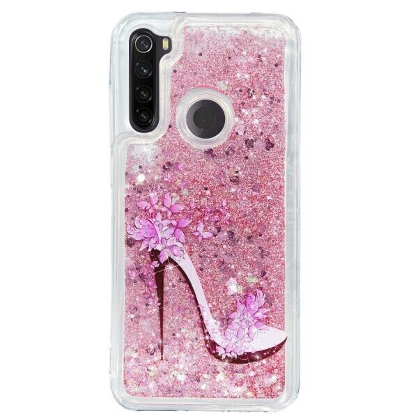 

Силиконовый (TPU) чехол Deexe Fashion Glitter для Xiaomi Redmi Note 8T - eel Shoe