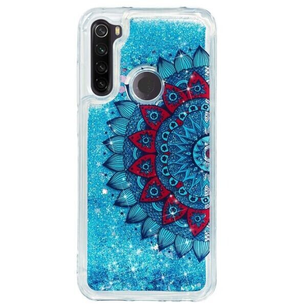 

Силиконовый (TPU) чехол Deexe Fashion Glitter для Xiaomi Redmi Note 8T - Mandala Flower