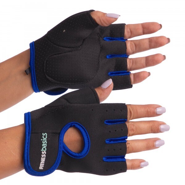 

Перчатки для фитнеca FITNESS BASICS BC-893 р-р L,черный-синий