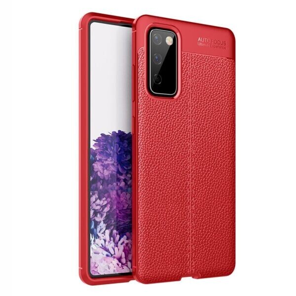 

Защитный чехол Deexe Leather Cover для Samsung Galaxy S20 FE (G780) - Red