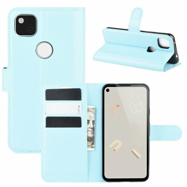 

Чехол-книжка Deexe Book Type для Google Pixel 4A - Baby Blue