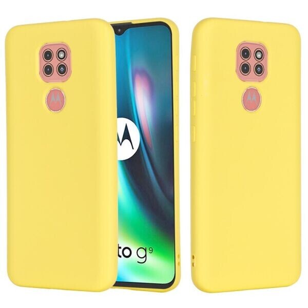 

Защитный чехол Deexe Silicone Case для Motorola Moto G9 Play - Yellow